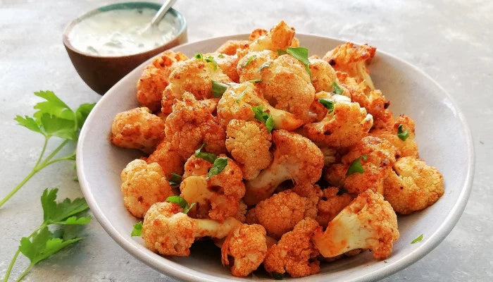 OVNBAGT BLOMKÅL MED RØGET PAPRIKA OG ANCHO CHILI