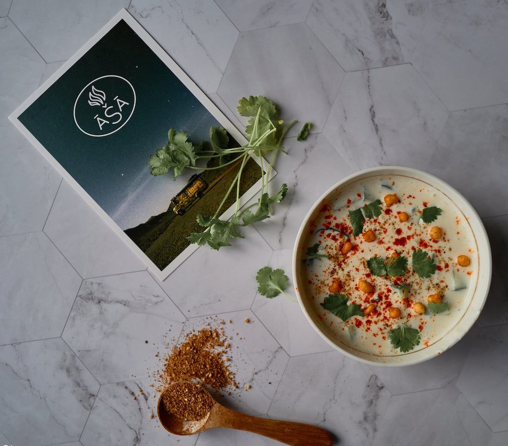 INDISK RAITA MED CHAAT MASALA
