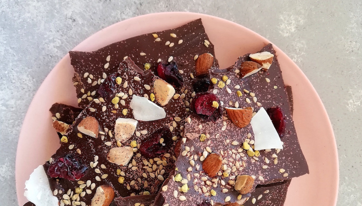 CHOKOLADEBARK MED SUMAK