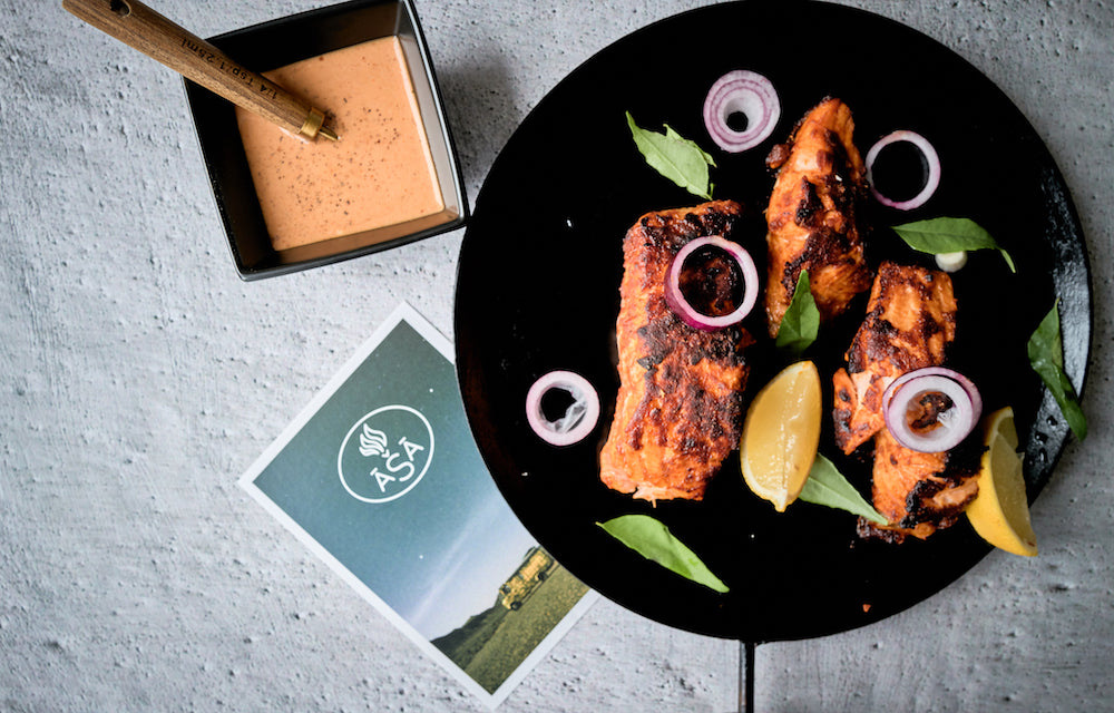GRILLET LAKS MED TANDOORI MASALA