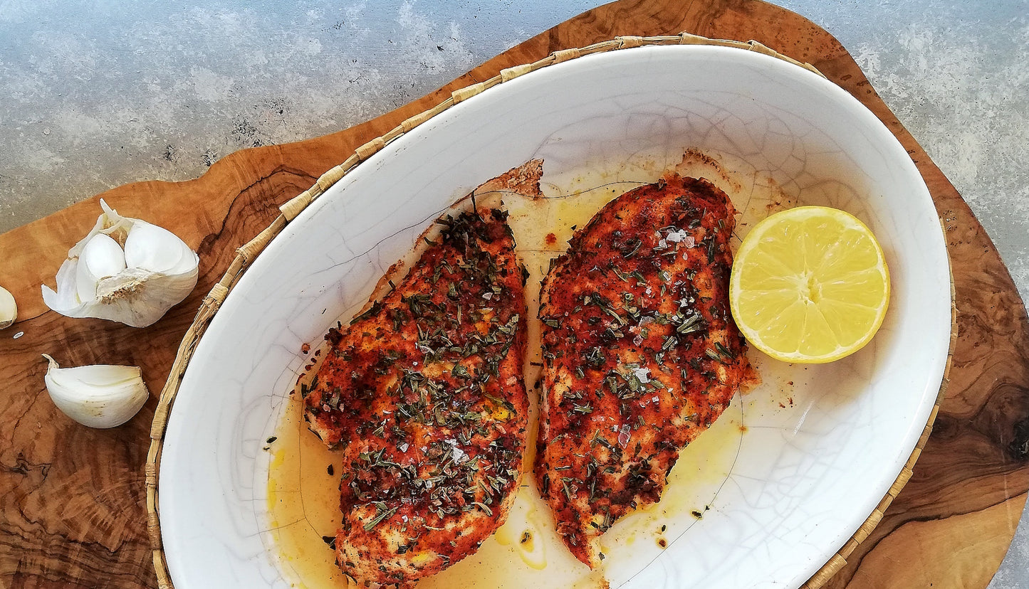 KYLLINGEFILET MED HJEMMELAVET RUB
